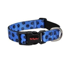 Dalis M Boy 30-50 cm Lacivert Patili Köpek Boyun Tasması
