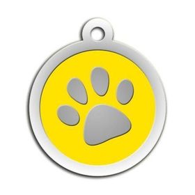 Dalis Pet Tag Mineli Seri Pati Desenli Künye Yeşil