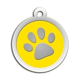 Dalis Pet Tag Pembe Mineli Seri Pati Desenli Künye
