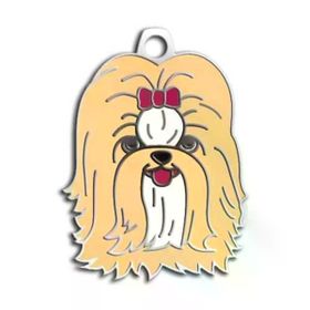 Dalis Pet Tag Shıh-Tzu Krem Köpek Künyesi