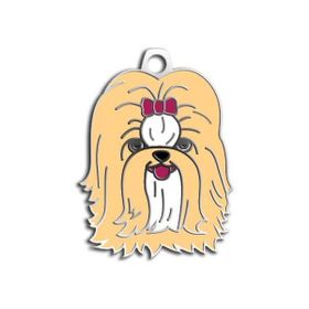 Dalis Pet Tag Shıh-Tzu Krem Köpek Künyesi