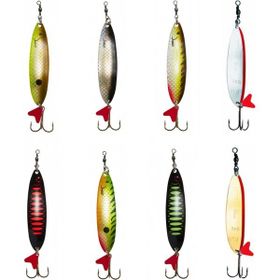 Dam Effzett Standard Spoon Slim 5 cm 8 gr Fluo Green Black UV Sinking Kaşık