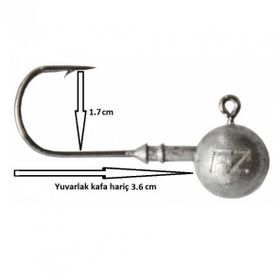 Dam No: 4/0 Ball 5 Adet 20 gr Jig Head İğne