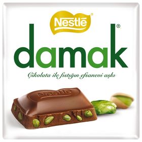 Damak 63 gr Antep Fıstıklı Sütlü Çikolata (6 adet)