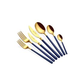 Dame Marie Allegra Blue Gold 42 Parça Çatal Kaşık Bıçak Takımı