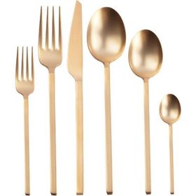 Dame Marie Carre Mat Gold 36 Parça Çatal Kaşık Bıçak Seti
