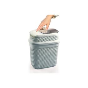 Damla 4 lt Desen Girdap Çöp Kovası