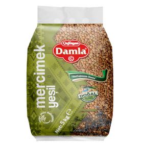Damla 5 kg Yeşil Mercimek