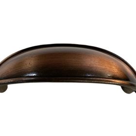 Damla Midye Antik Bakır 64 mm Kulp