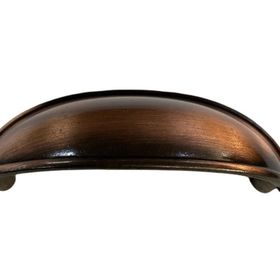 Damla Midye Antik Bakır 64 mm Kulp