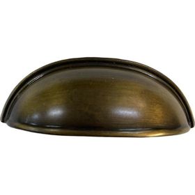 Damla Midye Antik Sarı 64 mm Kulp