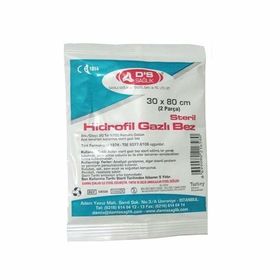 Damla Sağlık 30x80 cm 2'li Hidrofil Gazlı Bez