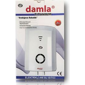 Damla Titanium 7500 W Ani Su Isıtıcı Elektrikli Şofben