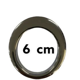 Damla Yan Halka Krom 32 mm Kulp