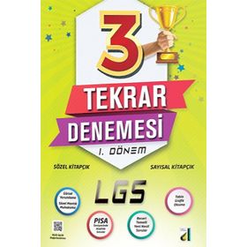 Damla Yayınevi Lgs 3 Tekrar Denemesi - 1. Dönem