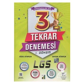 Damla Yayınevi Lgs 3 Tekrar Denemesi - 1. Dönem