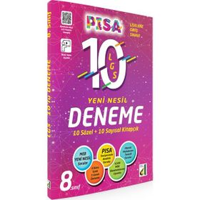 Damla Yayınevi Pisa LGS 10 Adet Yeni Nesil Deneme