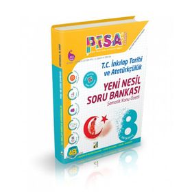 Damla Yayınları 8. Sınıf Pisa Yeni Nesil Soru Bankası İnkılap Tarihi ve Atatürkçülük