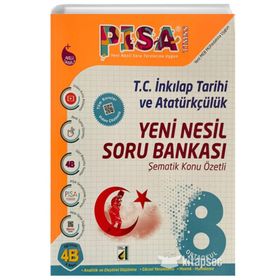 Damla Yayınları 8. Sınıf Pisa Yeni Nesil Soru Bankası İnkılap Tarihi ve Atatürkçülük