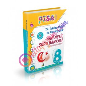 Damla Yayınları 8. Sınıf Pisa Yeni Nesil Soru Bankası İnkılap Tarihi ve Atatürkçülük