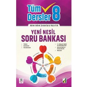 Damla Yayınları 8. Sınıf Tüm Dersler Yeni Nesil Soru Bankası