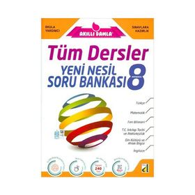 Damla Yayınları 8. Sınıf Tüm Dersler Yeni Nesil Soru Bankası