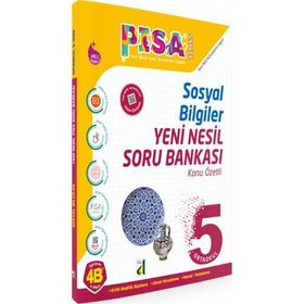 Damla Yayınları Sosyal Bilgiler Pisa Yeni Nesil 5. Sınıf Soru Bankası