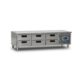 Dampak 22CBF0S-60.6C 200x60x60 cm Cihaz Altı 6 Çekmeceli Buzdolabı