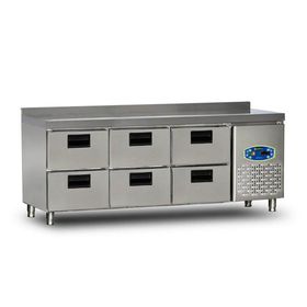 Dampak 22TBF0S/70.6C 200x70x85 6 Çekmeceli Tezgahaltı Buzdolabı