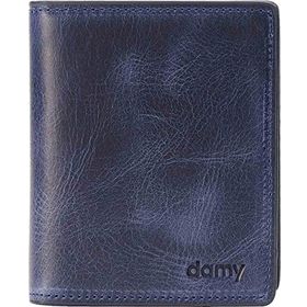 Damy 290CR Lacivert Hakiki Deri RFID Korumalı Erkek Cüzdan