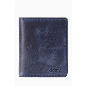 Damy 290CR Lacivert Hakiki Deri RFID Korumalı Erkek Cüzdan