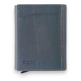 Damy 626MG Gri Hakiki Deri Unisex Mekanizmalı Cüzdan