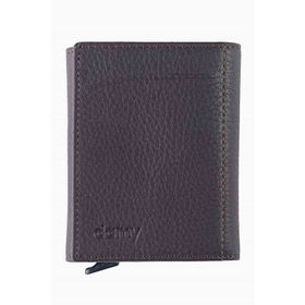 Damy 626MG Kahve Hakiki Deri Unisex Mekanizmalı Cüzdan