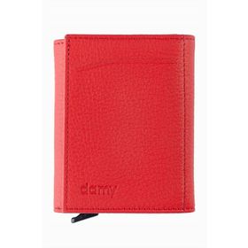 Damy 626MG Kırmızı Hakiki Deri Unisex Mekanizmalı Cüzdan