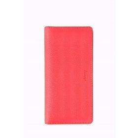 Damy 804 Kırmızı Hakiki Deri RFID Korumalı Telefonlu El Portföyü