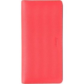 Damy 804 Kırmızı Hakiki Deri RFID Korumalı Telefonlu El Portföyü