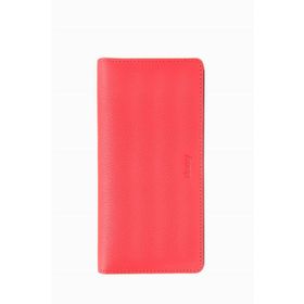 Damy 804 Kırmızı Hakiki Deri RFID Korumalı Telefonlu El Portföyü