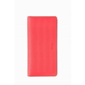 Damy 804 Kırmızı Hakiki Deri RFID Korumalı Telefonlu El Portföyü