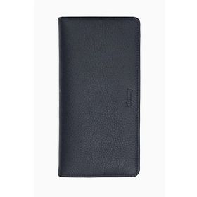 Damy 804 Lacivert Hakiki Deri RFID Korumalı Telefonlu El Portföyü