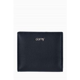 Damy 906 Siyah Hakiki Deri RFID Korumalı Kadın Mini Cüzdan