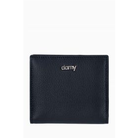 Damy 906 Siyah Hakiki Deri RFID Korumalı Kadın Mini Cüzdan