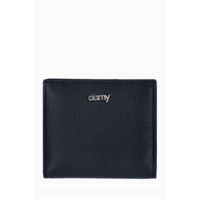 Damy 906 Siyah Hakiki Deri RFID Korumalı Kadın Mini Cüzdan