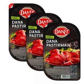 Danet 70 gr Çemeni Sıyrılmış Dana Pastırma