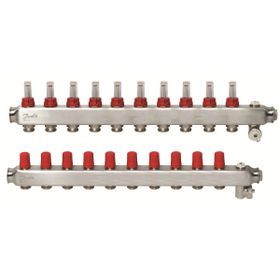 Danfoss 088U0760 10 Ağızlı Paslanmaz Debimetreli Hava Purjörleri Üzerinde Manifold Seti