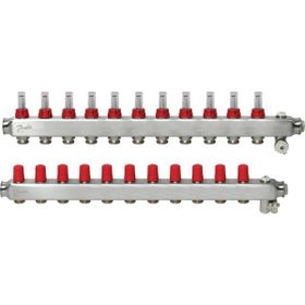 Danfoss 088U0761 11 Ağızlı Paslanmaz Debimetreli Hava Purjörleri Üzerinde Manifold Seti