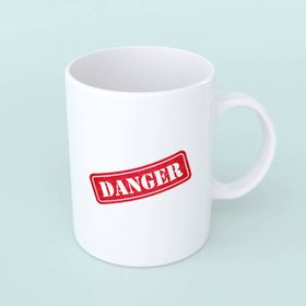 Danger Baskılı Kupa