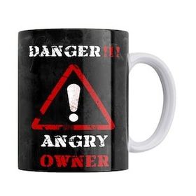 Danger Baskılı Kupa