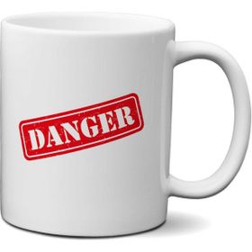 Danger Baskılı Kupa