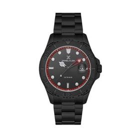 Daniel Klein DK.1.13735-5 Yacht Master Tasarım Fosforlu Kadranlı Çelik Kaplama Suya Dayanıklı Siyah Erkek Kol Saati