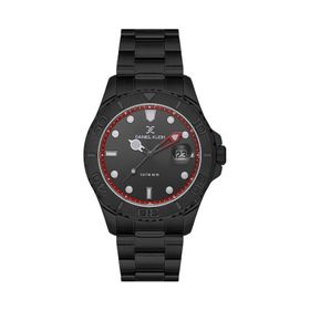 Daniel Klein DK.1.13735-5 Yacht Master Tasarım Fosforlu Kadranlı Çelik Kaplama Suya Dayanıklı Siyah Erkek Kol Saati